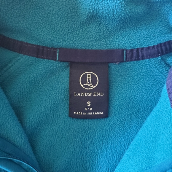 Lands End Women Sweater Fleece Jacket
Quarter Zip - Picture 6 of 8